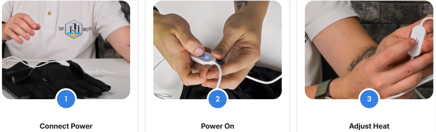 Alpha Heat Gloves How to use
