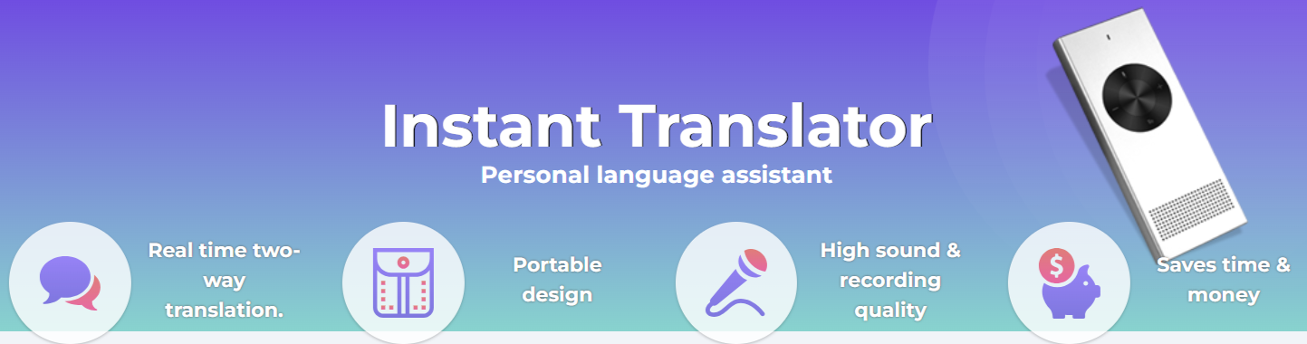 Enence Instant Translator Benefits